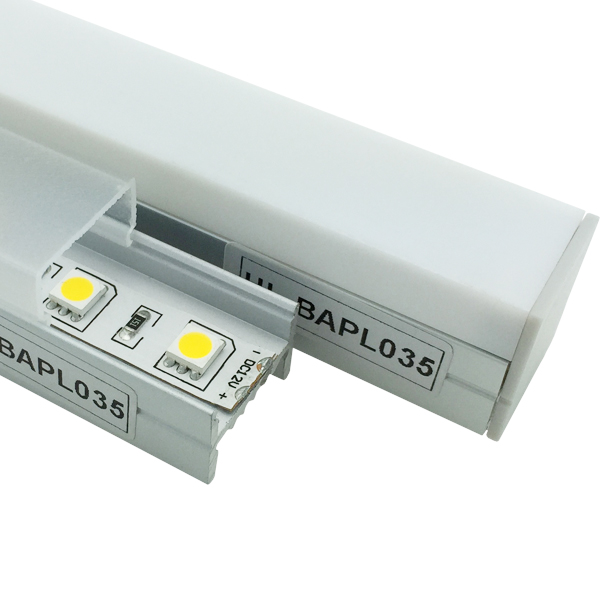 HL-BAPL035 Height 21mm Ceiling Recessed Extruded Aluminum Channel Profile Good heatsink For Width 16mm LED ribbon lights HL-BAPL035 Height 21mm Ceiling Recessed Extruded Aluminum Channel Profile Good heatsink For Width 16mm LED ribbon lights